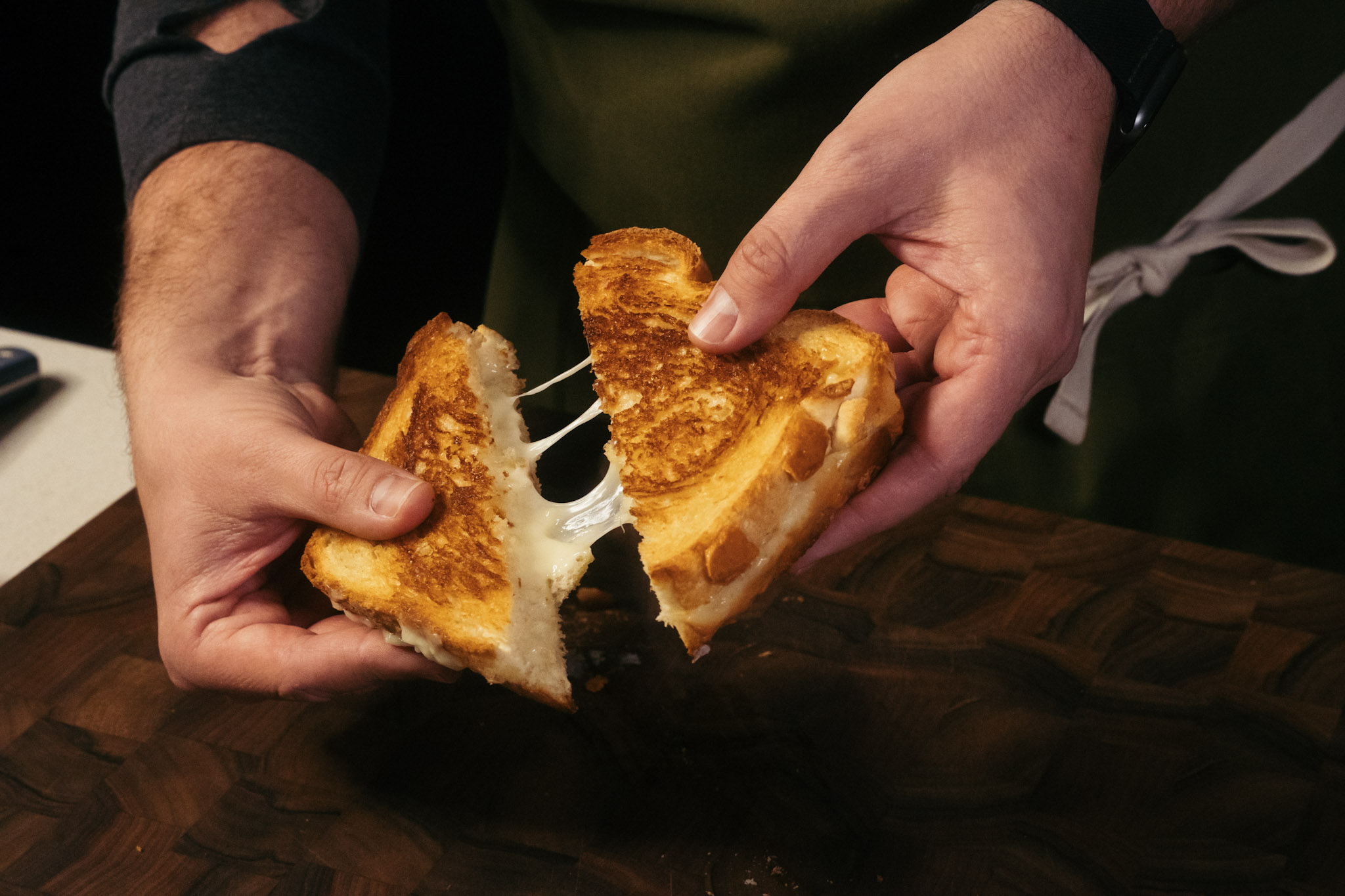 Baked Grilled Cheese (Oven method)