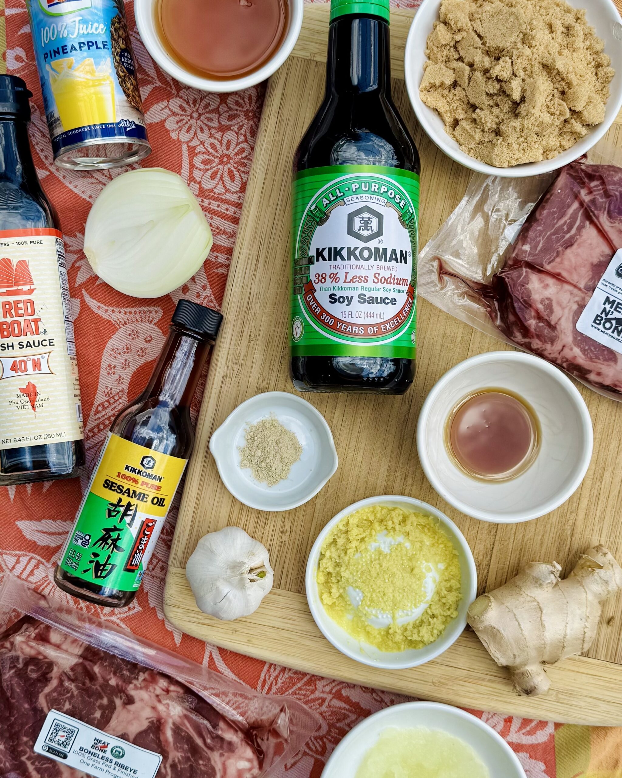 Pineapple Teriyaki Steak Marinade